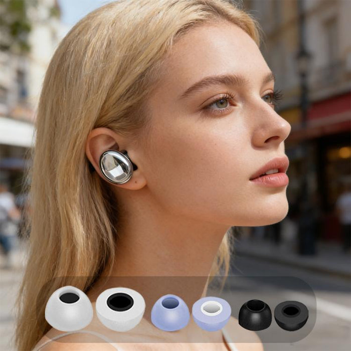 Kit de 3 pares de almohadillas de espuma viscoelástica de repuesto XDcase, tamaños S/M/L, cepillo de limpieza de color aleatorio, For Galaxy Buds Pro / R190