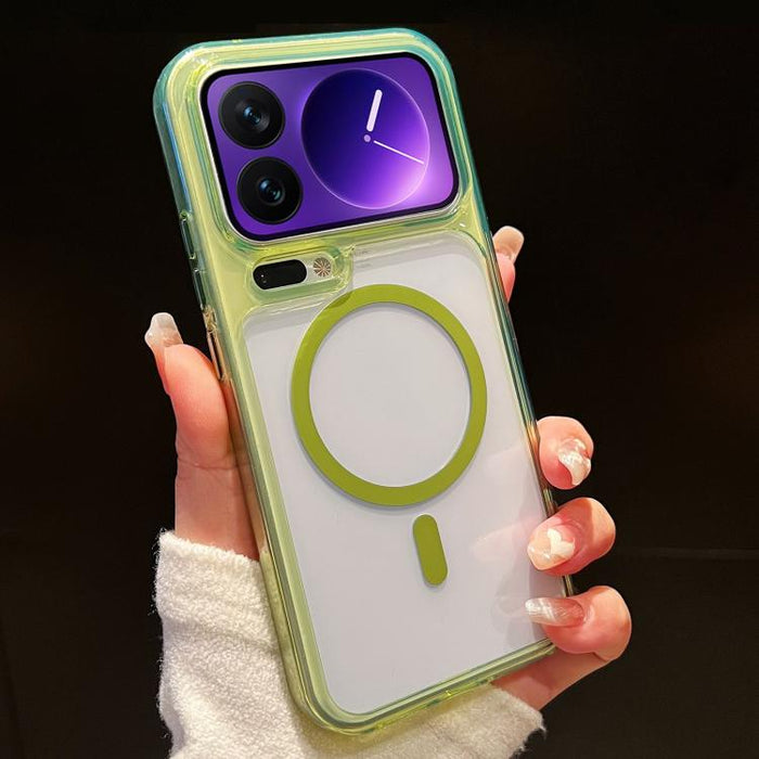 Funda para teléfono transparente magnética de TPU híbrida con orificios precisos y resistente a los golpes., For Xiaomi 17 Pro Max, For Xiaomi 17 Pro