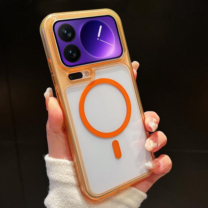 Funda para teléfono transparente magnética de TPU híbrida con orificios precisos y resistente a los golpes., For Xiaomi 17 Pro Max, For Xiaomi 17 Pro
