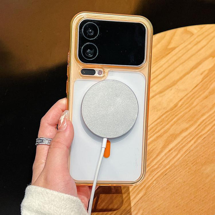 Funda para teléfono transparente magnética de TPU híbrida con orificios precisos y resistente a los golpes., For Xiaomi 17 Pro Max, For Xiaomi 17 Pro