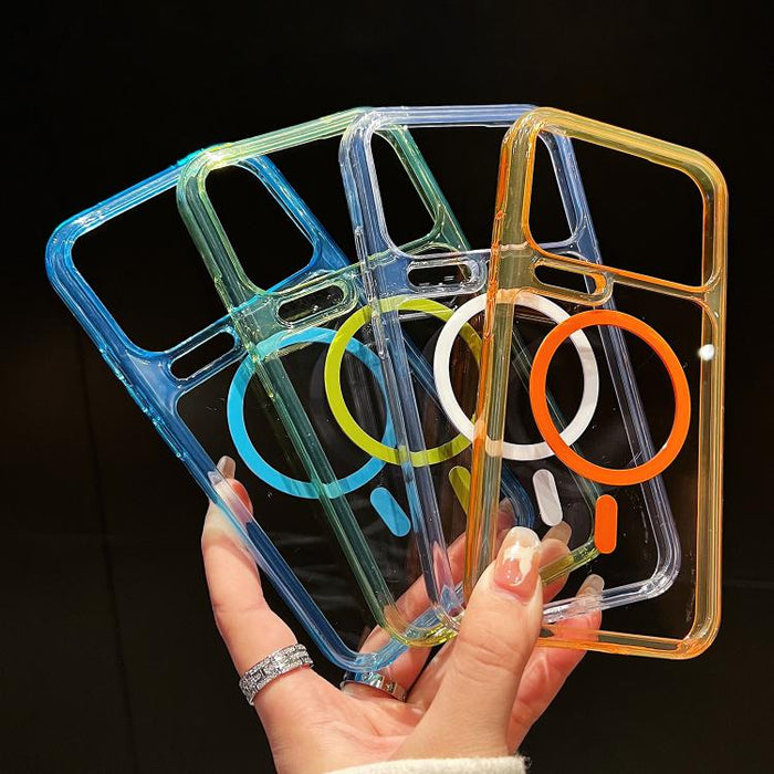 Funda para teléfono transparente magnética de TPU híbrida con orificios precisos y resistente a los golpes., For Xiaomi 17 Pro Max, For Xiaomi 17 Pro