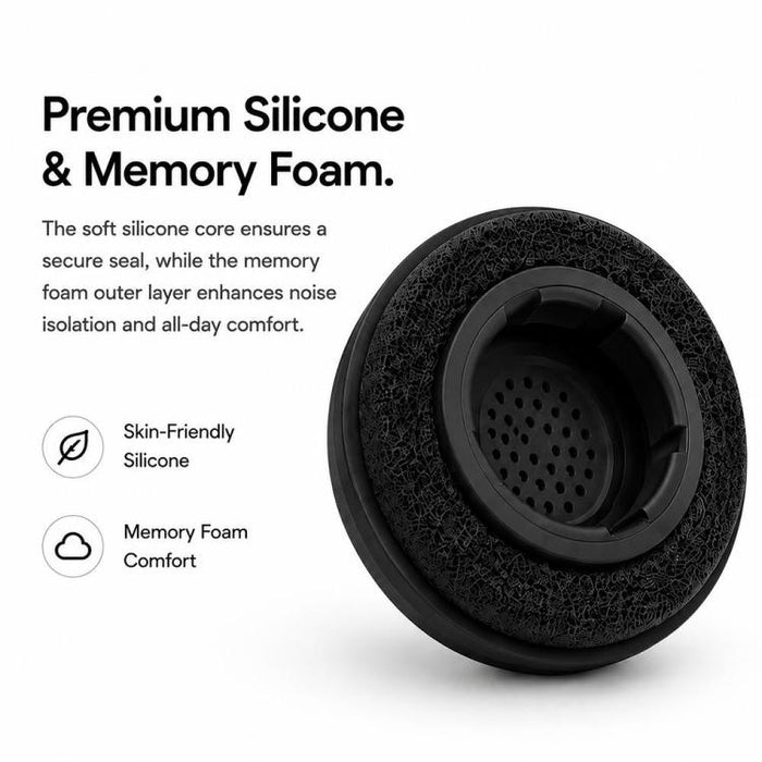 Kit de 3 pares de almohadillas de silicona de repuesto para auriculares XDcase, tamaños S/M/L, cepillo de limpieza de color aleatorio, For AirPods Pro 3