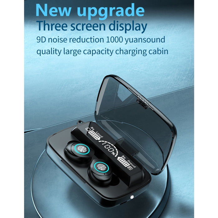 M17 Bluetooth 5.1 Pantalla LED Auricular Bluetooth inalámbrico impermeable táctil con caja de carga