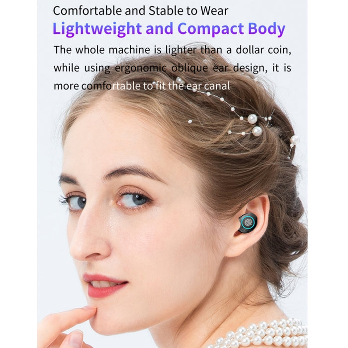 M17 Bluetooth 5.1 Pantalla LED Auricular Bluetooth inalámbrico impermeable táctil con caja de carga