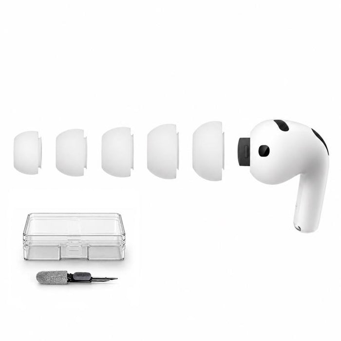 Kit de 5 pares de almohadillas de silicona de repuesto para auriculares XDcase, tamaños L/M/S/XS/XXS, For AirPods Pro 3