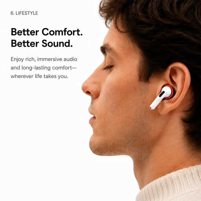 Kit de 4 pares de almohadillas de silicona de repuesto para auriculares XDcase, tamaños L/M/S/XS, For AirPods Pro 2 / 1