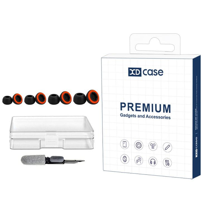 Kit de 4 pares de almohadillas de silicona de repuesto para auriculares XDcase, tamaños L/M/S/XS, For AirPods Pro 2 / 1