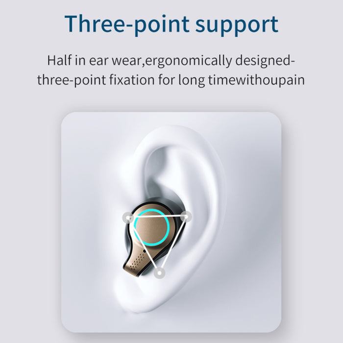 M18 Bluetooth 5.1 Pantalla LED Auricular Bluetooth inalámbrico impermeable con caja de carga