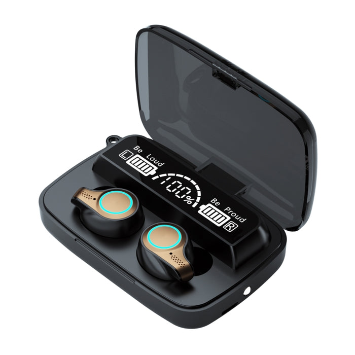 M18 Bluetooth 5.1 Pantalla LED Auricular Bluetooth inalámbrico impermeable con caja de carga