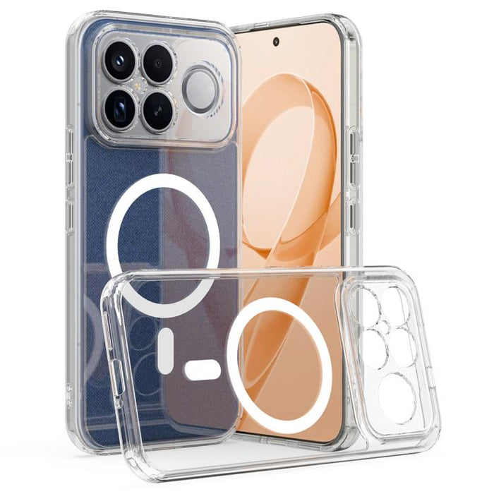 Funda para teléfono MagSafe de acrílico transparente, PC e híbrida de TPU., For Redmi 15a 5G / R70 5G / R70m 5G, For Redmi Turbo 5 Max/Poco X8 Pro Max, For Redmi Turbo 5 / Poco X8 Pro 5G, For Redmi Note 15 Pro+ 5G Global                                ...