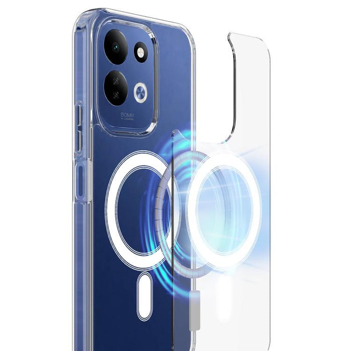 Funda para teléfono MagSafe de acrílico transparente, PC e híbrida de TPU., For Redmi 15a 5G / R70 5G / R70m 5G, For Redmi Turbo 5 Max/Poco X8 Pro Max, For Redmi Turbo 5 / Poco X8 Pro 5G, For Redmi Note 15 Pro+ 5G Global                                ...