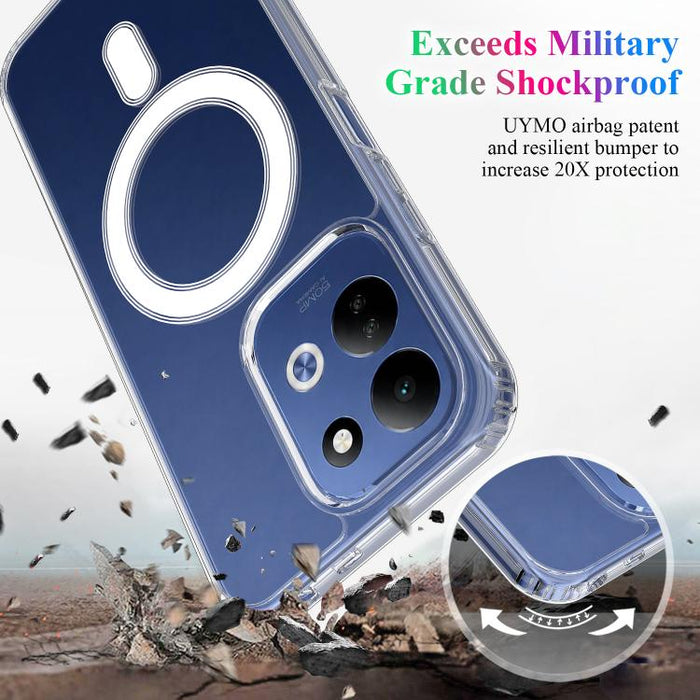 Funda para teléfono MagSafe de acrílico transparente, PC e híbrida de TPU., For Redmi 15a 5G / R70 5G / R70m 5G, For Redmi Turbo 5 Max/Poco X8 Pro Max, For Redmi Turbo 5 / Poco X8 Pro 5G, For Redmi Note 15 Pro+ 5G Global                                ...