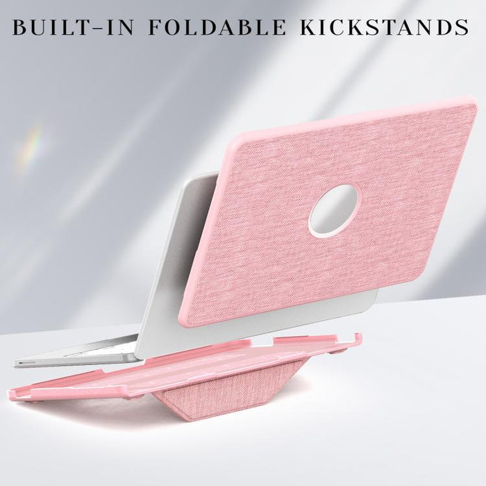 Funda protectora para portátil con soporte magnético y textura de tela Pro, For MacBook Neo 13 inch 2026 A18 Pro A3404