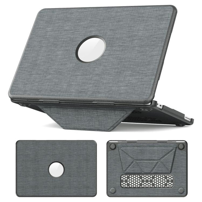 Funda protectora para portátil con soporte magnético y textura de tela Pro, For MacBook Neo 13 inch 2026 A18 Pro A3404