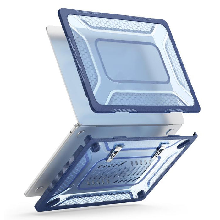 Funda protectora híbrida de PC, TPU, panal de abeja y soporte metálico para portátil, For MacBook Neo 13 inch 2026 A18 Pro A3404