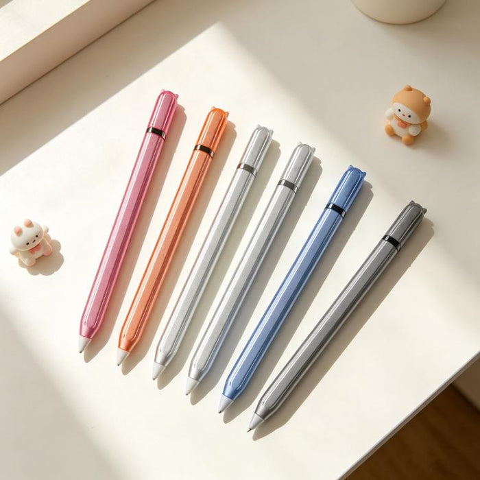 Funda protectora de silicona TPU transparente con diseño de gatito para lápiz óptico, For Apple Pencil 2 / Pro