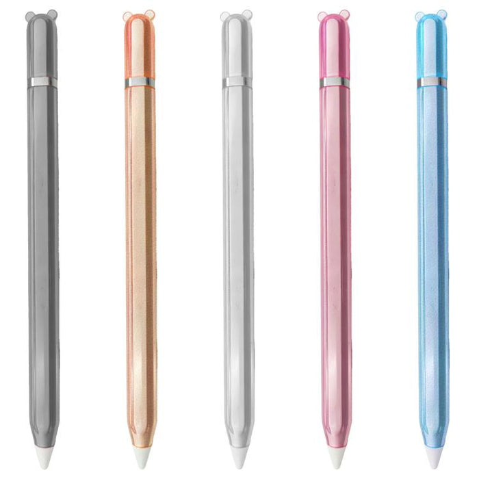 Funda protectora de silicona TPU transparente para lápiz óptico Big Bear, For Apple Pencil 2 / Pro