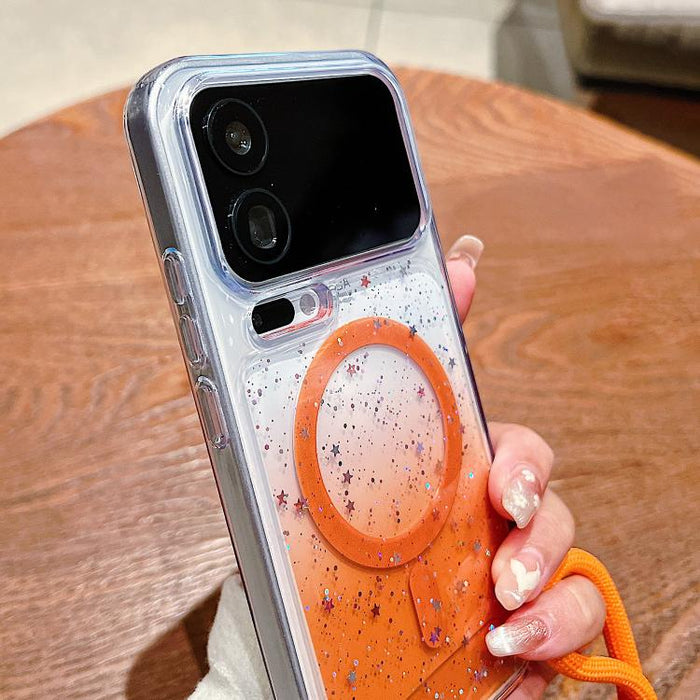 Funda magnética para teléfono con orificios precisos, resistente a los golpes y fabricada con resina epoxi degradada, con cordón., For Xiaomi 17 Pro Max, For Xiaomi 17 Pro