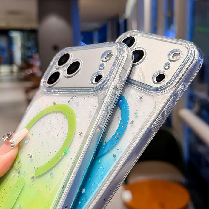 Funda magnética para teléfono con orificios precisos, resistente a los golpes y fabricada con resina epoxi degradada, con cordón., For iPhone 17 Pro Max, For iPhone 17 Pro, For iPhone 17, For iPhone Air