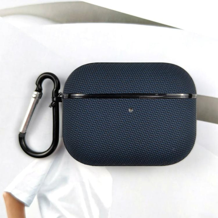 Funda protectora para auriculares de cuero de doble hebra de tejido técnico, For AirPods Pro 3, For AirPods 4, For AirPods Pro 2, For AirPods 3, For AirPods Pro, For AirPods 2 / 1