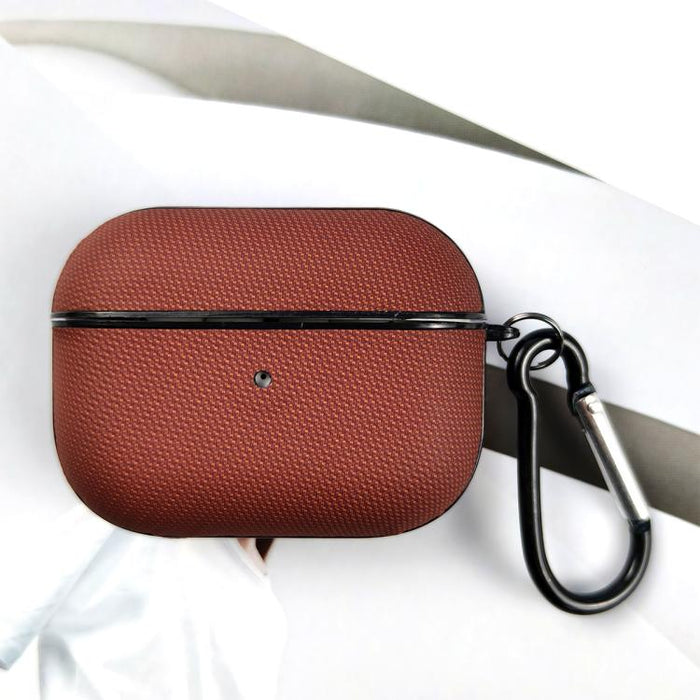 Funda protectora para auriculares de cuero de doble hebra de tejido técnico, For AirPods Pro 3, For AirPods 4, For AirPods Pro 2, For AirPods 3, For AirPods Pro, For AirPods 2 / 1