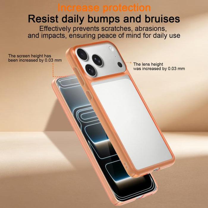 Funda para teléfono de PC con marco delgado y esmerilado para disipación de calor y resistente a los golpes., For iPhone 17 Pro Max, For iPhone 17 Pro, For iPhone Air, For iPhone 16 Pro Max, For iPhone 16 Pro, For iPhone 16 Plus, For iPhone 16         ...