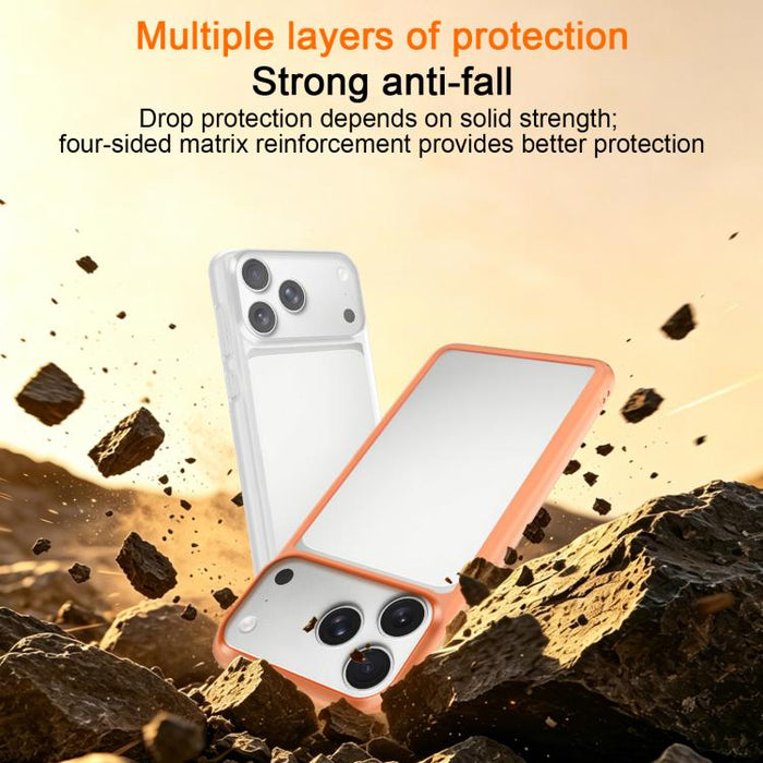 Funda para teléfono de PC con marco delgado y esmerilado para disipación de calor y resistente a los golpes., For iPhone 17 Pro Max, For iPhone 17 Pro, For iPhone Air, For iPhone 16 Pro Max, For iPhone 16 Pro, For iPhone 16 Plus, For iPhone 16         ...