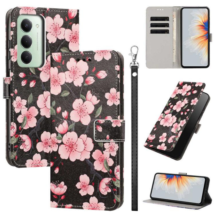 Funda para teléfono de piel vegana con estampado pintado y correa., For Redmi 15a 5G Global, For Redmi A7 Pro 4G 171mm Global, For Redmi Turbo 5 Max 5G, For Redmi Turbo 5 5G/Poco X8 Pro 5G, For Redmi Note 15 Pro+ 5G Global 163.3mm                      ...