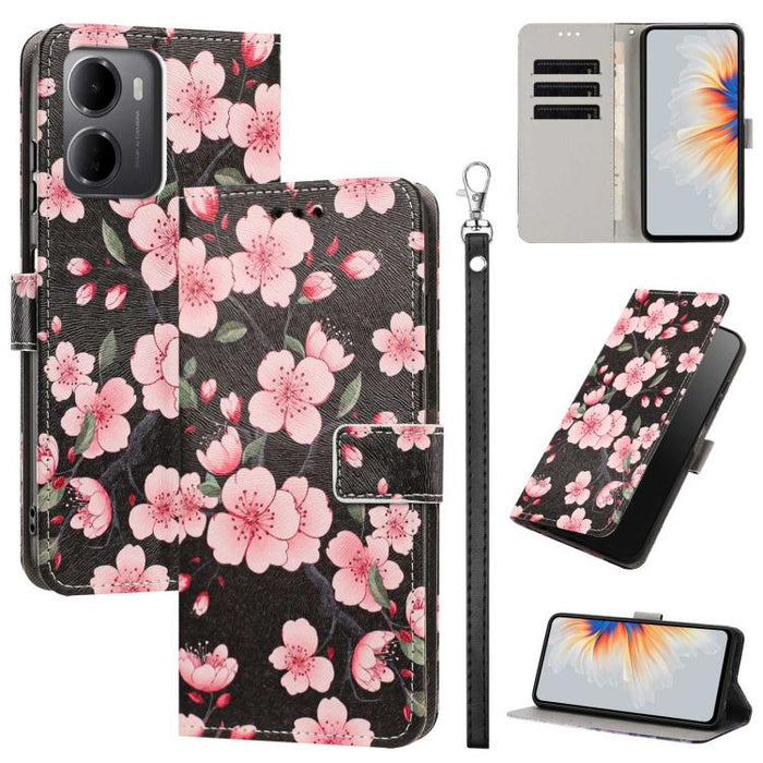 Funda para teléfono de piel vegana con estampado pintado y correa., For Redmi 15a 5G Global, For Redmi A7 Pro 4G 171mm Global, For Redmi Turbo 5 Max 5G, For Redmi Turbo 5 5G/Poco X8 Pro 5G, For Redmi Note 15 Pro+ 5G Global 163.3mm                      ...