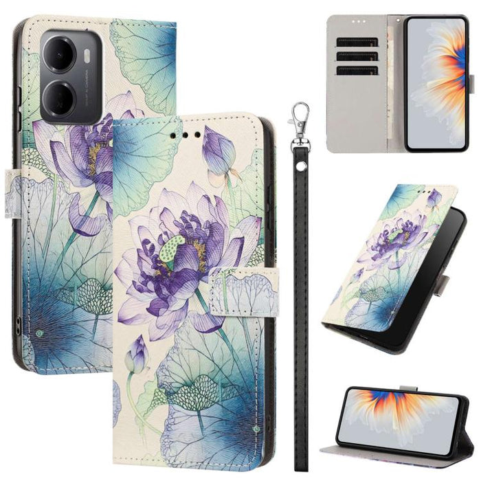 Funda para teléfono de piel vegana con estampado pintado y correa., For Redmi 15a 5G Global, For Redmi A7 Pro 4G 171mm Global, For Redmi Turbo 5 Max 5G, For Redmi Turbo 5 5G/Poco X8 Pro 5G, For Redmi Note 15 Pro+ 5G Global 163.3mm                      ...
