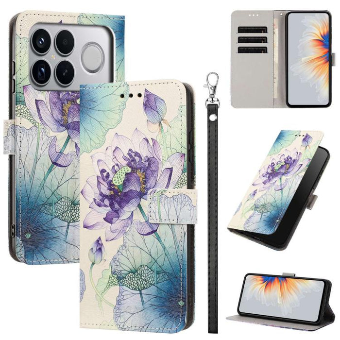 Funda para teléfono de piel vegana con estampado pintado y correa., For Redmi 15a 5G Global, For Redmi A7 Pro 4G 171mm Global, For Redmi Turbo 5 Max 5G, For Redmi Turbo 5 5G/Poco X8 Pro 5G, For Redmi Note 15 Pro+ 5G Global 163.3mm                      ...