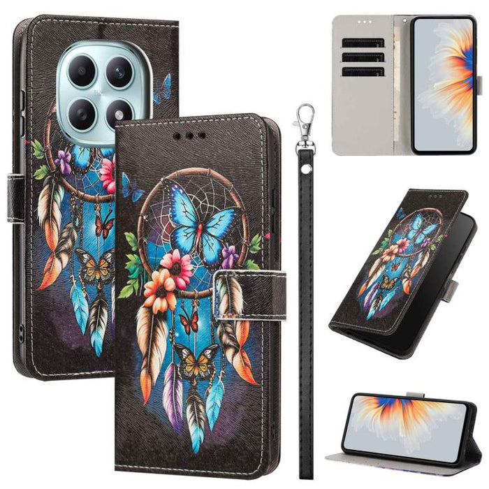 Funda para teléfono de piel vegana con estampado pintado y correa., For Redmi 15a 5G Global, For Redmi A7 Pro 4G 171mm Global, For Redmi Turbo 5 Max 5G, For Redmi Turbo 5 5G/Poco X8 Pro 5G, For Redmi Note 15 Pro+ 5G Global 163.3mm                      ...
