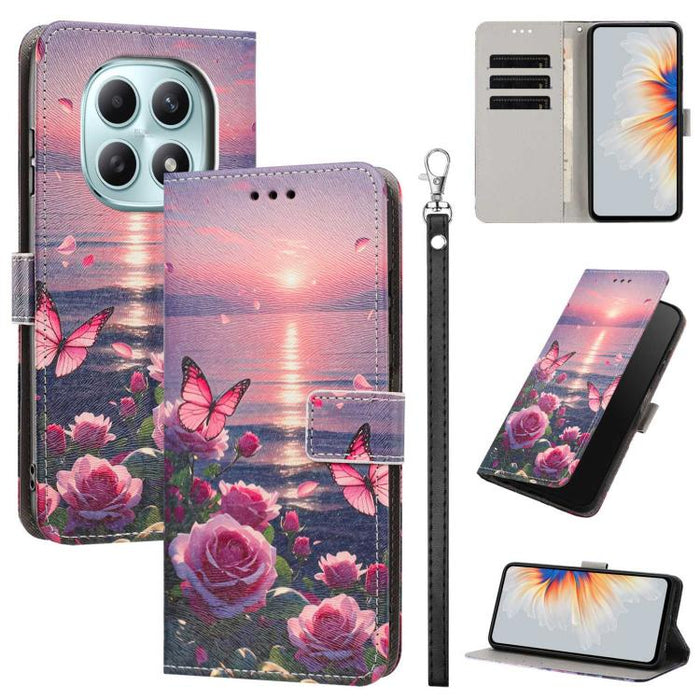 Funda para teléfono de piel vegana con estampado pintado y correa., For Redmi 15a 5G Global, For Redmi A7 Pro 4G 171mm Global, For Redmi Turbo 5 Max 5G, For Redmi Turbo 5 5G/Poco X8 Pro 5G, For Redmi Note 15 Pro+ 5G Global 163.3mm                      ...