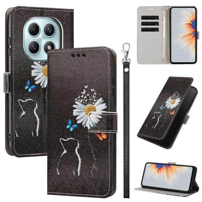 Funda para teléfono de piel vegana con estampado pintado y correa., For Redmi 15a 5G Global, For Redmi A7 Pro 4G 171mm Global, For Redmi Turbo 5 Max 5G, For Redmi Turbo 5 5G/Poco X8 Pro 5G, For Redmi Note 15 Pro+ 5G Global 163.3mm                      ...