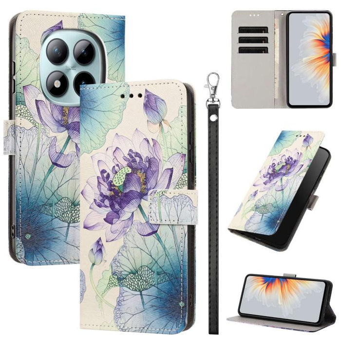 Funda para teléfono de piel vegana con estampado pintado y correa., For Redmi 15a 5G Global, For Redmi A7 Pro 4G 171mm Global, For Redmi Turbo 5 Max 5G, For Redmi Turbo 5 5G/Poco X8 Pro 5G, For Redmi Note 15 Pro+ 5G Global 163.3mm                      ...