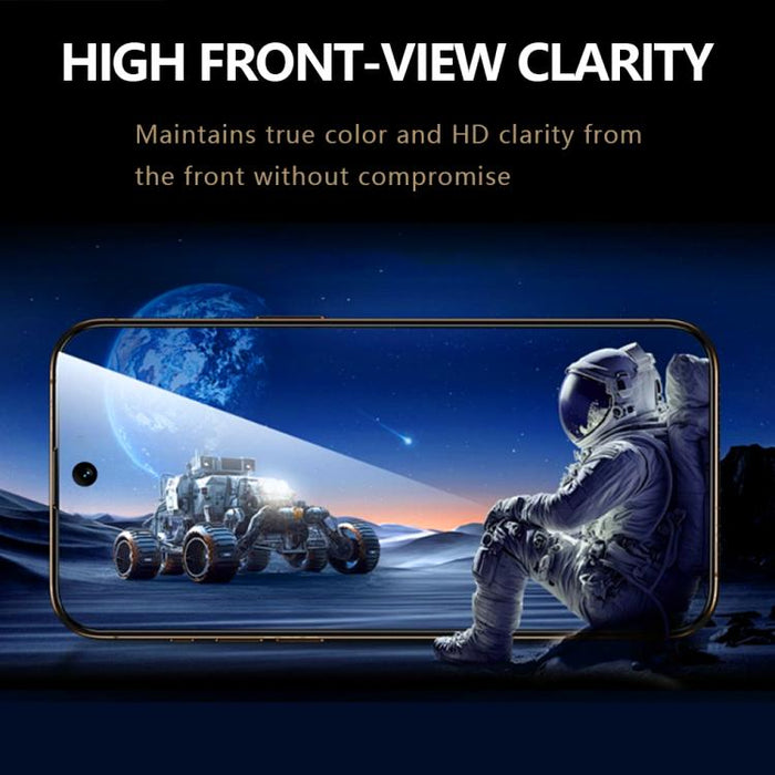 Protector de pantalla de vidrio templado LeReach CF Series Full Screen Version HD Privacy Phone, For iPhone 17 Pro Max
