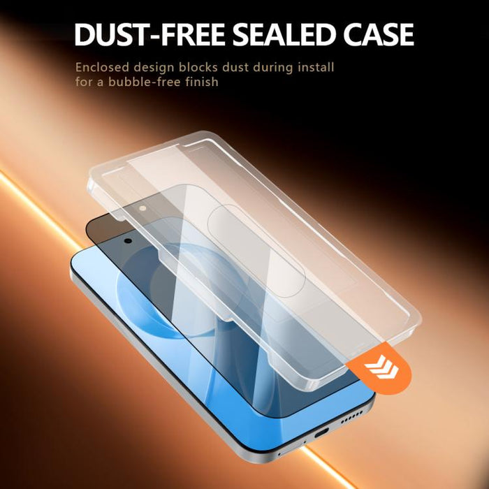 Protector de pantalla de vidrio templado LeReach CF Series Full Screen Version HD Privacy Phone, For iPhone 17 Pro Max