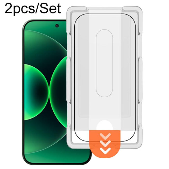 Juego de 2 protectores de pantalla de vidrio templado para teléfono LeReach CF Series PureTab Versión HD, For  Xiaomi 17 Pro Max