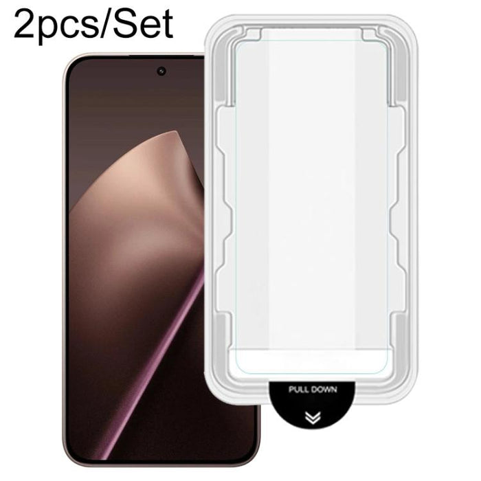 Juego de 2 protectores de pantalla de vidrio templado para teléfono LeReach CF Series PureTab Versión HD, For Xiaomi 15T 5G / 15T Pro 5G