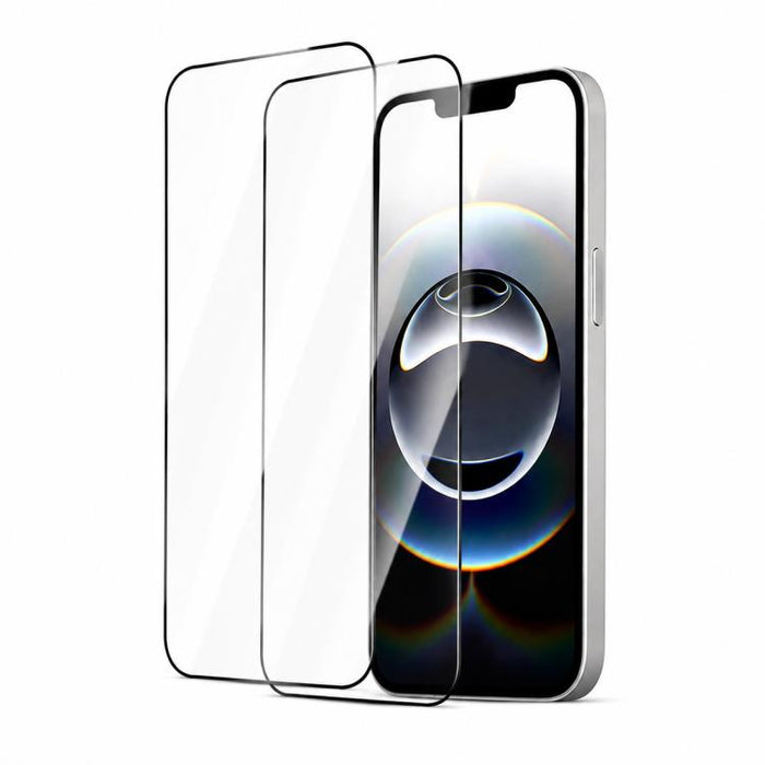 Juego de 2 protectores de pantalla de vidrio templado para teléfono LeReach CF Series PureTab Versión HD, For iPhone 17e / 16e / 13 / 13 Pro / 14, For iPhone 17 Pro Max, For iPhone 16 Pro Max