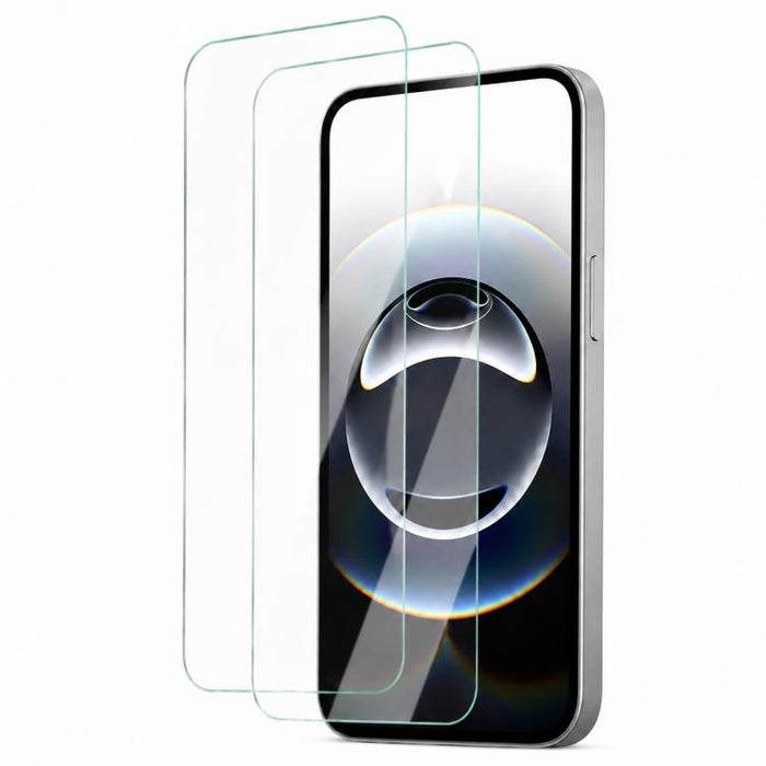 Juego de 2 protectores de pantalla de vidrio templado para teléfono LeReach CF Series PureTab Versión HD, For iPhone 17e / 16e / 13 / 13 Pro / 14, For iPhone 17 Pro Max, For iPhone 16 Pro Max