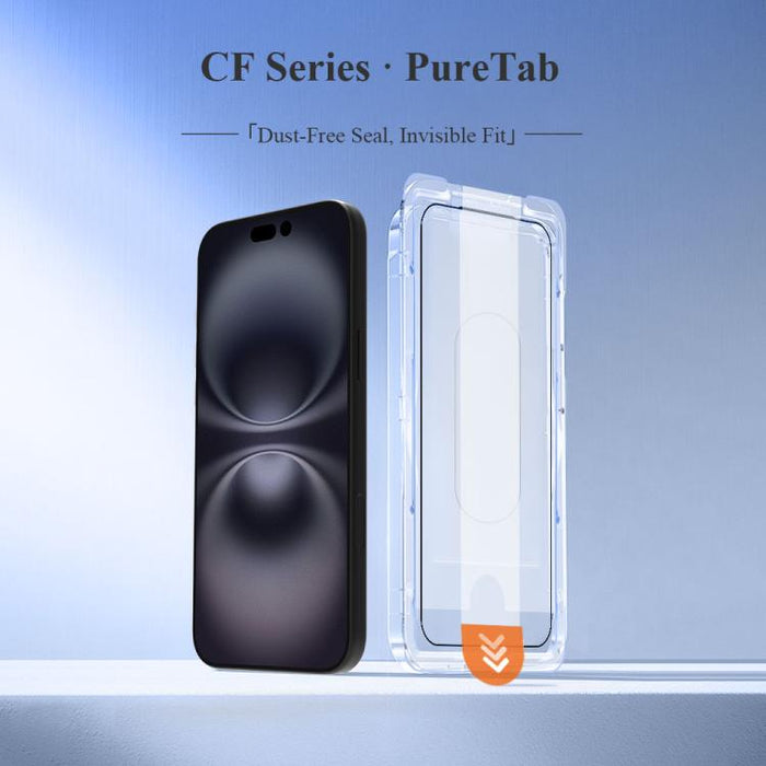 Juego de 2 protectores de pantalla de vidrio templado para teléfono LeReach CF Series PureTab Versión HD, For iPhone 17e / 16e / 13 / 13 Pro / 14, For iPhone 17 Pro Max, For iPhone 16 Pro Max