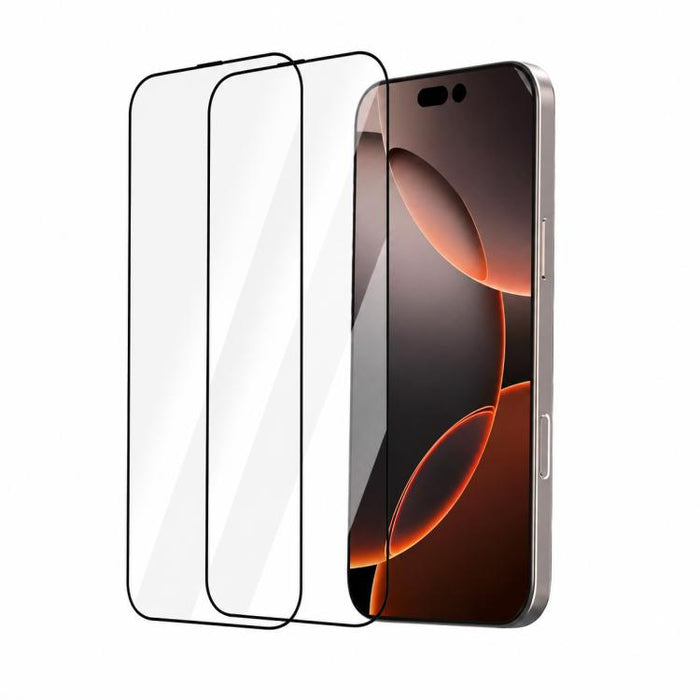 Juego de 2 protectores de pantalla de vidrio templado para teléfono LeReach CF Series PureTab Versión HD, For iPhone 17e / 16e / 13 / 13 Pro / 14, For iPhone 17 Pro Max, For iPhone 16 Pro Max