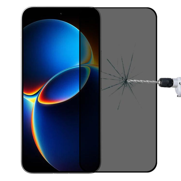 Protector de pantalla de vidrio templado anti-espías de cobertura total, compatible con desbloqueo por huella dactilar., For Redmi K90 Ultra 5G, For Redmi K100 Pro 5G, For Xiaomi 17 Max 5G, For Redmi K90 Max 5G