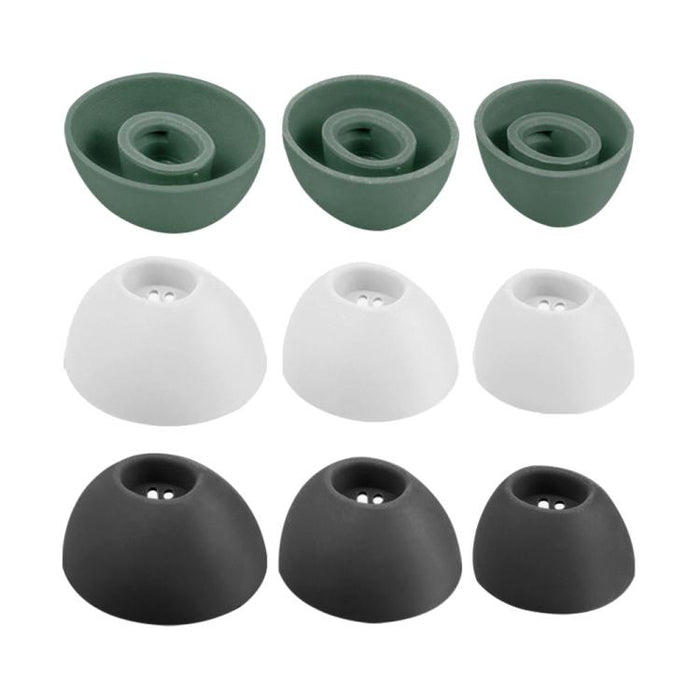 Kit de 3 pares de almohadillas de silicona de repuesto XDcase, tamaños S/M/L, cepillo de limpieza de color aleatorio, For OnePlus Buds Pro 3 / Pro 2 / Pro