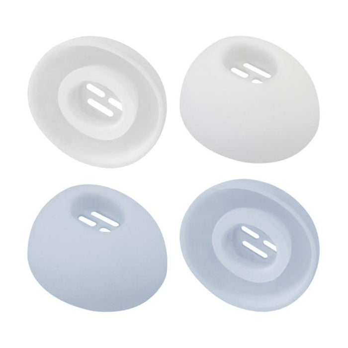 Kit de 3 pares de almohadillas de silicona de repuesto XDcase, tamaños S/M/L, cepillo de limpieza de color aleatorio, For OPPO Enco Free4 / Free3 / Free2, For OPPO Enco Air4 Pro / Air3 Pro / Air2 Pro