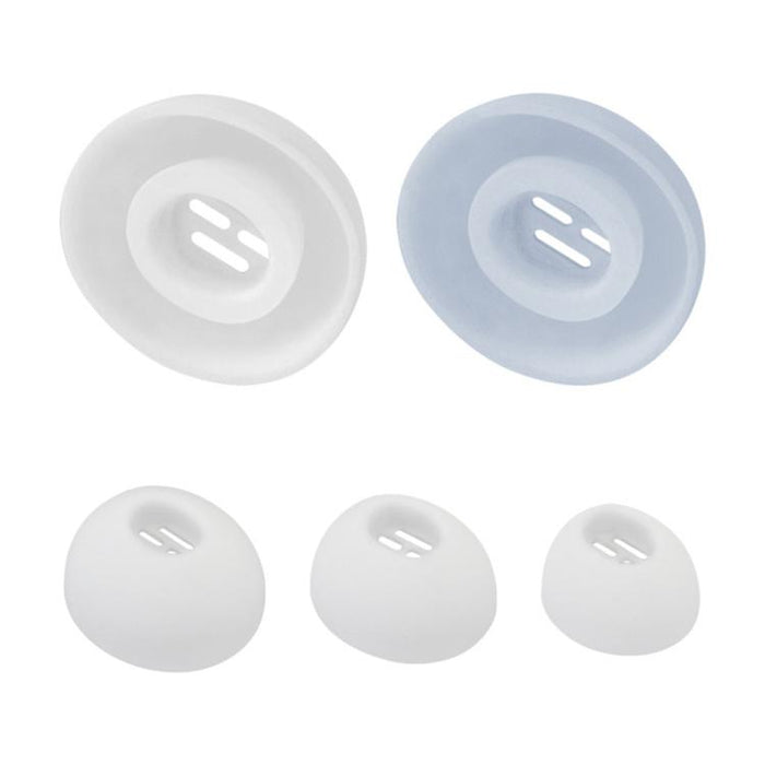 Kit de 3 pares de almohadillas de silicona de repuesto XDcase, tamaños S/M/L, cepillo de limpieza de color aleatorio, For OPPO Enco Free4 / Free3 / Free2, For OPPO Enco Air4 Pro / Air3 Pro / Air2 Pro