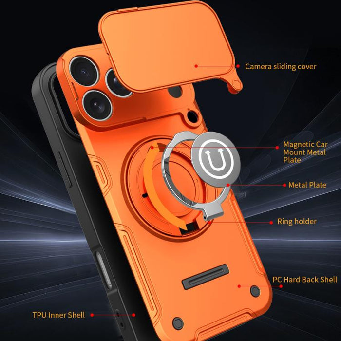 Funda magnética deslizante para teléfono Camshield, For iPhone 17 Pro Max, For iPhone 17 Pro, For iPhone 17, For iPhone 16 Pro Max, For iPhone 16 Pro, For iPhone 15 Pro Max, For iPhone 15 Pro, For iPhone 15