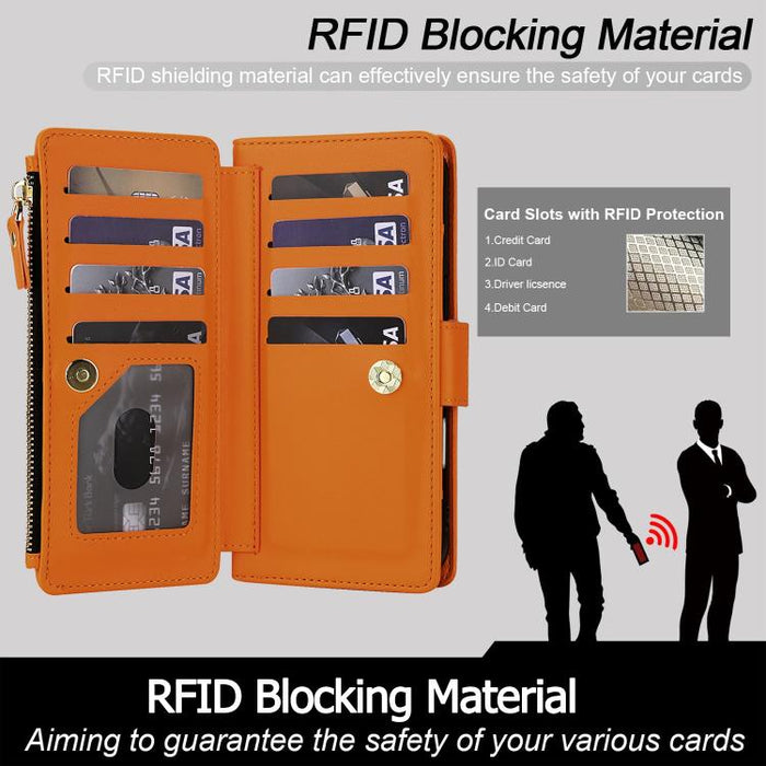 Bolso bandolera Diamond con 9 ranuras para tarjetas y cremallera, funda para teléfono de piel vegana., For iPhone 17 Pro Max, For iPhone 17 Pro, For iPhone 16 Pro Max, For iPhone 16 Pro, For iPhone 15 Pro Max, For iPhone 15 Pro, For iPhone 14 Pro      ...