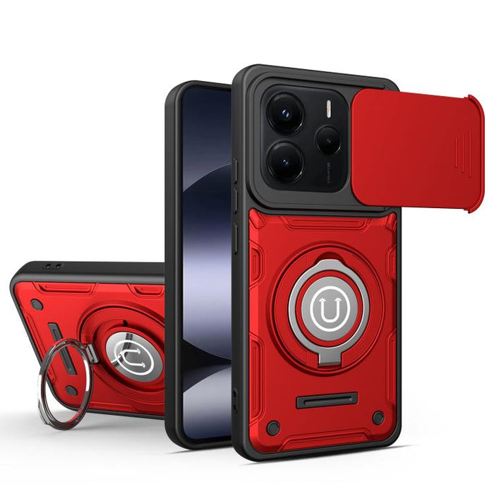 Funda magnética deslizante para teléfono Camshield, For Redmi Turbo 5 / Xiaomi Poco X8 Pro 5G, For Redmi Note 15 4G Global 164mm, For Redmi Note 15 Pro 4G Global 163.2mm, For Redmi Note 15 Pro+ 5G Global 163.3mm, For Redmi Note 15 Pro 5G Global 163.6mm...